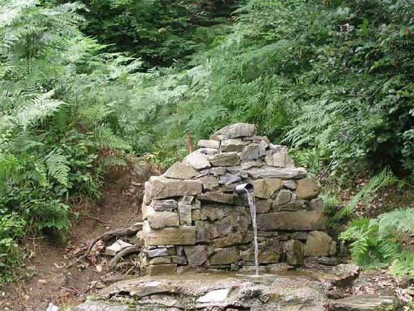 Stone fountain